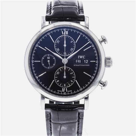 iwc portofino chronograph 3910 replica|authentic iwc watch.